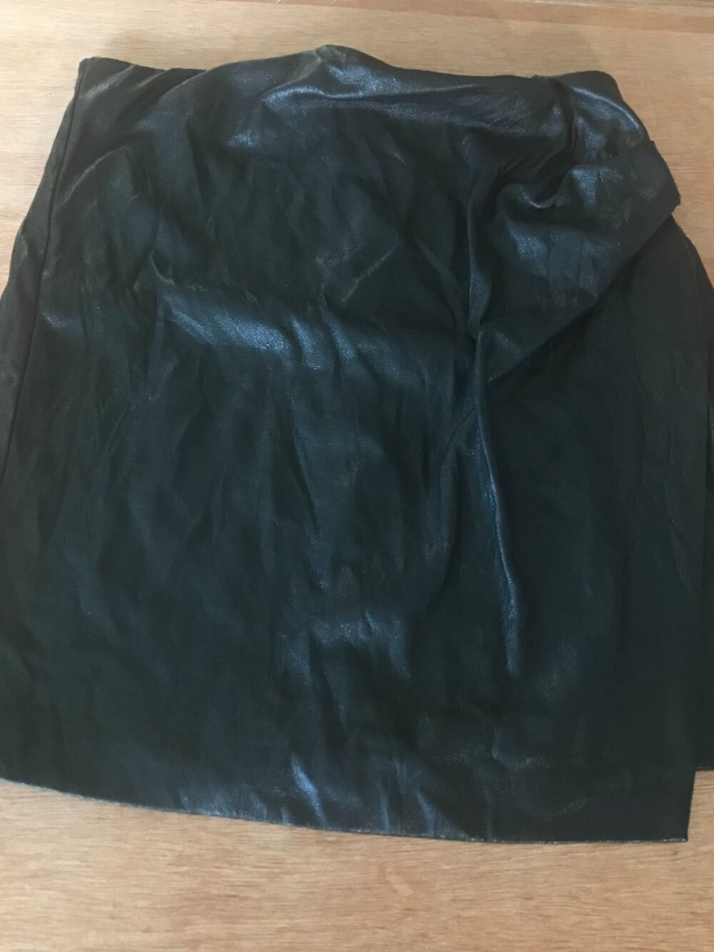 Wilfred Aritzia Angie Asymmetrical Mini Skirt Women 2 Black High Waisted Draped